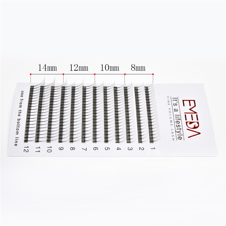 Wholesale price volume flare fan eyelash JH-PY1